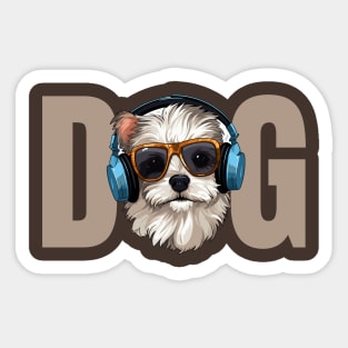 Cool Dog Sticker